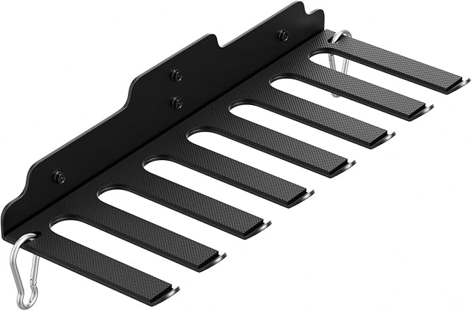 XZHXFX Barbell Wall Holder,Barbell wall Mount Hanger, | Garage Gym Bar Wall Rack,Vertical Olympic Hanger wall Mount Rack,Space Saving Gym Accessory,Holds Under 33mm Bar
