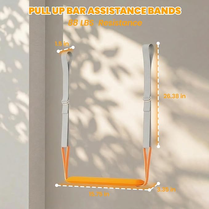 YYJO Foldable Pull Up Bar Free Standing Multi-function Power Tower Dip Bar with Assistance Bands Home Gym Strength Training Equipment