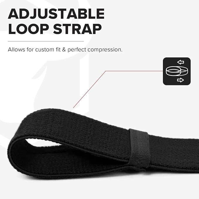 Elbow Wraps for Weightlifting (1 Pair) - 50" Elastic Elbow Braces for Weight Lifting - Elbow Support for Bench Press, Powerlifting, Fitness, & Gym Workout - Gym Elbow Straps Weightlifting - Elbow Compression Strap Brace
