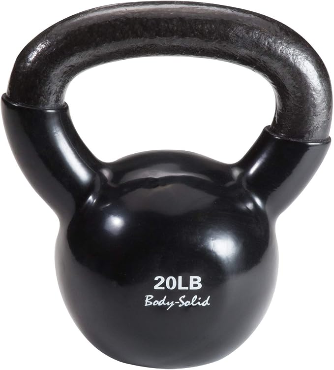 Body Solid Vinyl Coated Kettle Bell Set