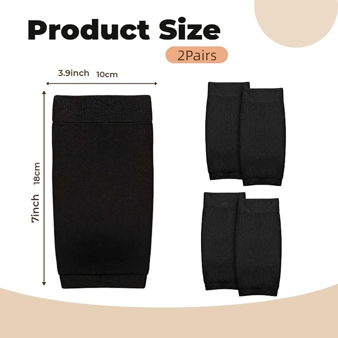 Tattoo Cover Up Sleeves 2 Pairs – Forearm Compression Sleeve Tattoo Sleeve Cover, Breathable UV Protection Arm Sleeves