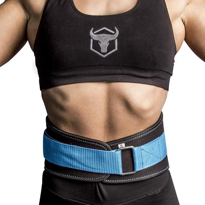 Women Weight Lifting Belt - High Performance Neoprene Back Support - Light Weight & Heavy Duty Core Support For WeightLifting and Fitness