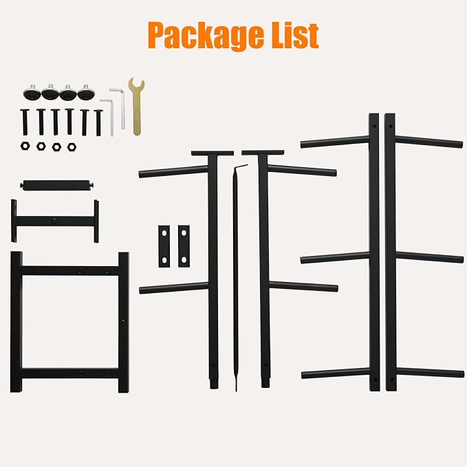 Medicine Ball Rack with Diameter Up to 11 inches | 6 balls rack capacity, perfect for organized gym, fitness & sports storage