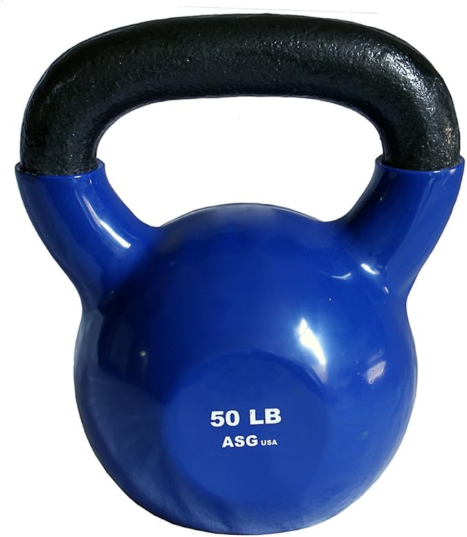 Ader Vinyl Kettlebell 5, 8, 10, 12, 15, 18, 20, 25, 30, 35, 40, 45,50 Lb