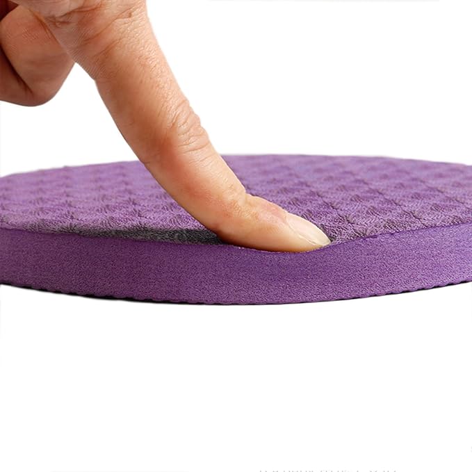 2-Pack TPE Yoga Knee Pads & Exercise Mat - Extra Thick Non-Slip Support for Plank, Push-Up, Kneeling, Pilates & Floor Workouts - Full Body Protection for Knees, Elbows, Wrists - Ideal Yoga Essentials for Women & Men