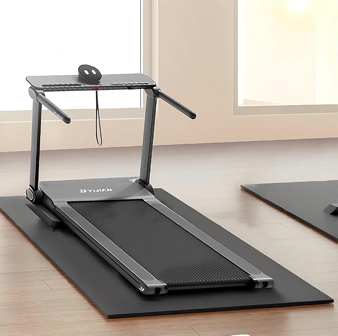Stepwaver Walking Pad Mat, 102"x36", Treadmill Mat for Hardwood Floors | High Density, 0.2" Thickness, Floor Protection for Rowing Machine Mat, Bike, Elliptical, Treadmill, Walking Pad