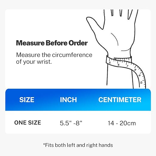 Carpal Tunnel Wrist Brace, Soft Thumb Opening for All-Day Wear & Support | Soft Thumb Design, Moderate Wrist Support, All-day Comfort, Easy Adjustment, Not Restrict Motion, Mild Carpal Tunnel Relief