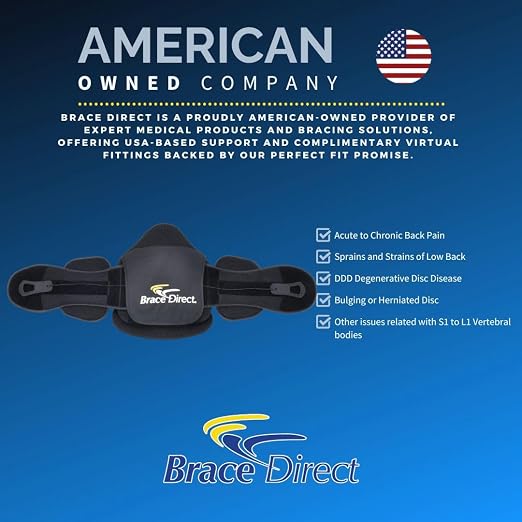 Plus Size LSO Lumbar Support Back Brace, Herniated Disc, L0642 | Plus size lower back support that eases sciatica, bulging disc, degenerative disc disease & back sprain. Men & women