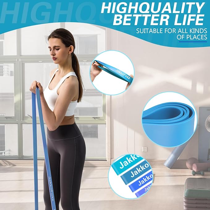Resistance Bands,Pull Up Bands,Stretching Assist Bands Set for Men & WomenPortable Exercise, Muscle Training,Physical Therapy,Exercise Workout Bands for Working Out