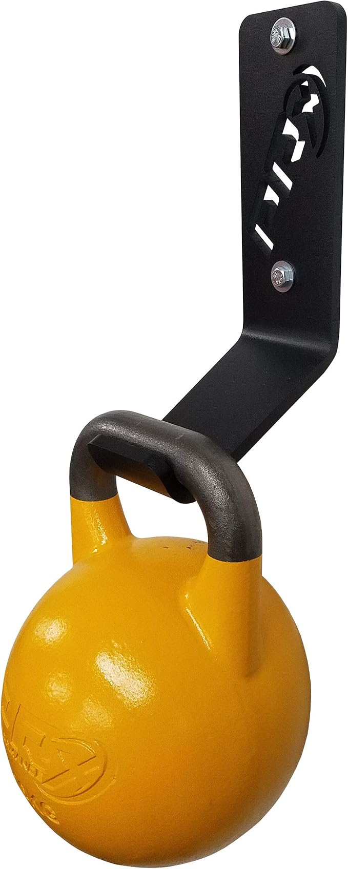 PRx Performance USA MADE Kettlebell Storage Holders, Wall Mounted Kettle Bell Holder Hanger, Space Saving Home or Commercial Gym Accessory, Thick Steel with Black Powder Coating