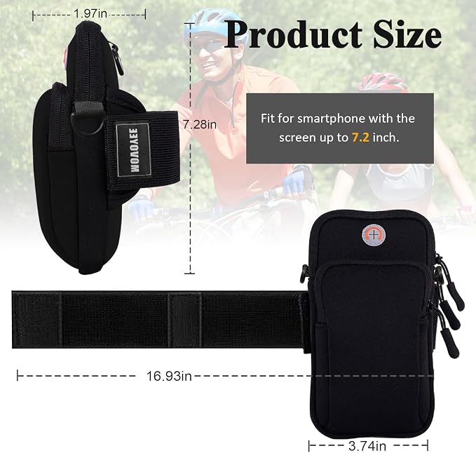 Phone Holder for Running Armband,Cell Phone Purse Small Crossbody Bags for Women Men Kids Pouch,iPhone 11 12 13 14 15 16e 16 17 Pro Max Xs X Xr Plus Mini Galaxy Ultra S26 S25+ Note Arm Bands