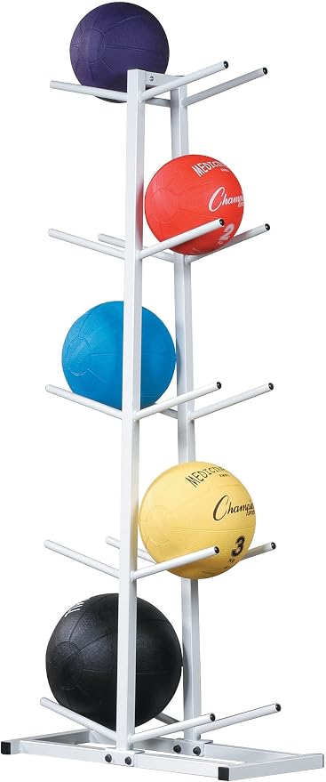 Champion Sports Medicine Ball Storage – Durable Racks & Trees for Organized Gym, Fitness & Sports Storage