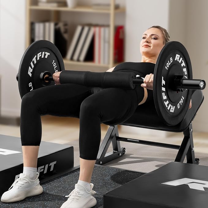 RITFIT Olympic Barbell 4ft/6ft - 2 Inch Weight Bar for Strength Training, Weightlifting, Squat, Deadlift, Bench Press, Curl, Overhead Press - 350lbs/500lbs Capacity