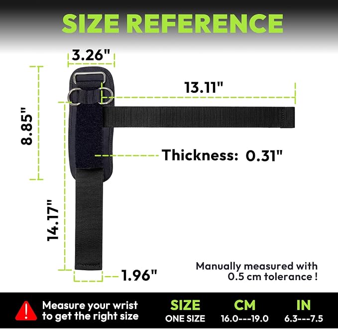 HANDBODE Lifting Straps, Double D-Ring Wrist Wraps for Gym | Nylon And Cowhide Options, 2 PCS, Cuffed Design, Extra-Long Profile, Deadlifts, Pull-Ups, Rows, Cable Training, Bodybuilding