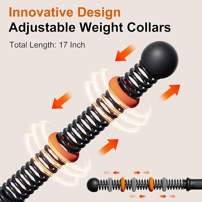 Adjustable Ropeless Battle Ropes, Portable Cordless Battle Ropes for Home Gym, Workout Equipment Exercise Rope for Low-Impact Workout, Strength & HIIT, for Men & Women (Black)