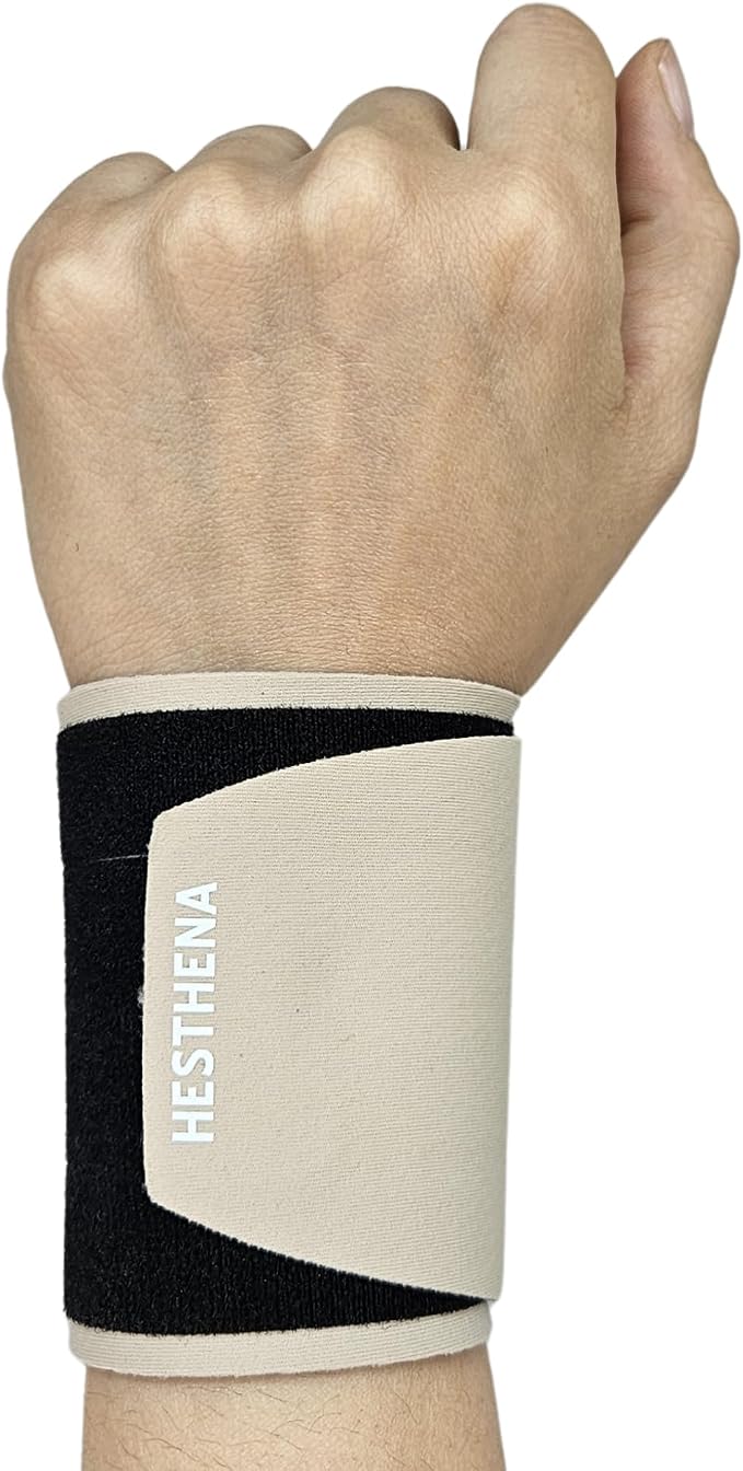 Wide Fit Wrist Support Brace for Pain Relief – Thumb-Free, Lightweight & Soft Ideal for Carpal Tunnel, Typing, Daily Use (1pc)
