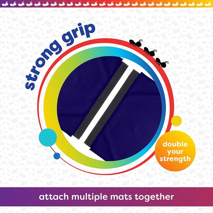 Antsy Pants Tumbling Mat for Kids – Gymnastics Mat, Easy to Clean, Sturdy, Foldable Tumbling Mats, Padded, Lightweight, Portable, Gymnastics Equipment for Active Play