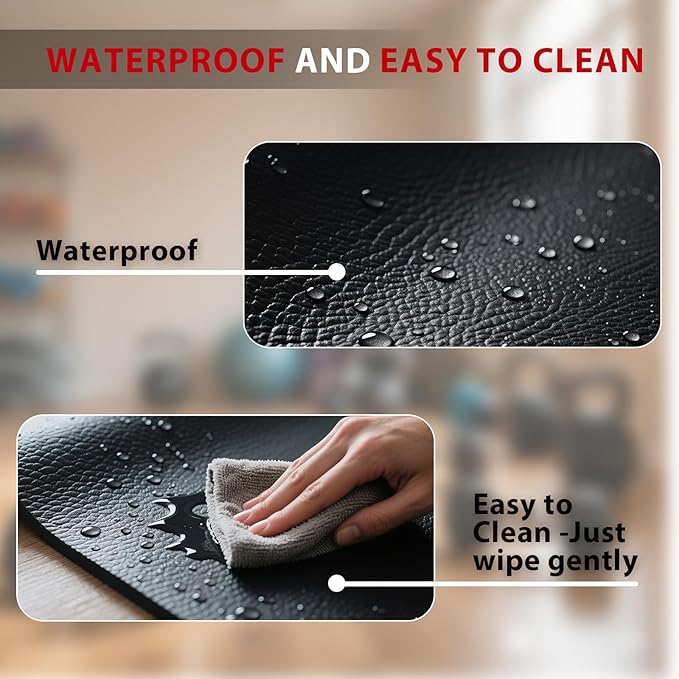 Treadmill Mat – 79" x 39", 0.2" Thick Non-Slip Walking Padl Mat for Carpet Floors & Hardwood, Shock Absorbing Exercise Mat & Under Treadmill Mat for Floor Protection in Home Gym