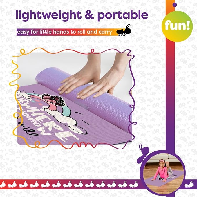 Antsy Pants Yoga Mat for Stretching and Yoga