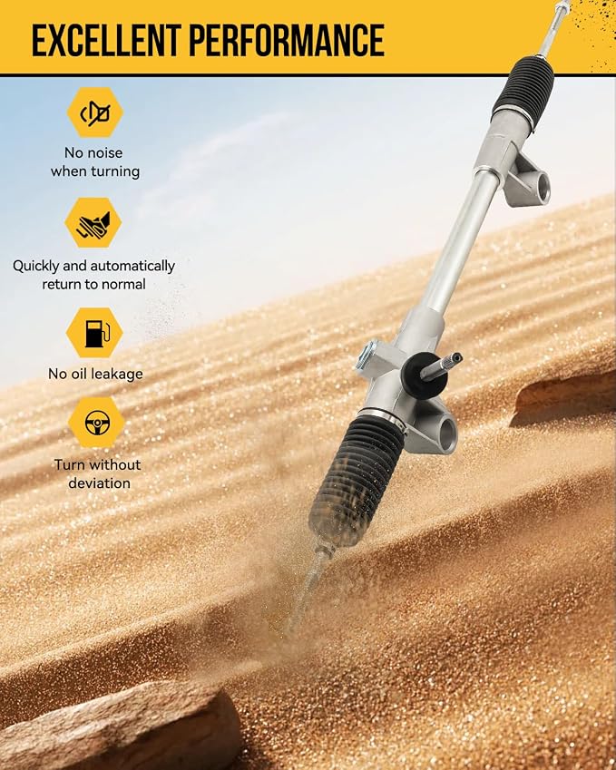 KAC Hydraulic power Steering Rack and Pinion for LeBaron 94 3.0L/90 94 2.5L/89-90 2.2T, TC Maserati 89-91, Daytona 89-90, Spirit 89-90, Acclaim 89-90 2.5L/89-90 2.5T 3.0L, Lancer 1989# 22320
