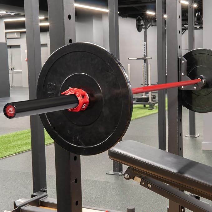 7ft Olympic Barbell for Strength Training, Olympic Weightlifting | 500 700 1000LBS Capacity, 2 Inch 45lb Weight Bar for Squat, Home Gym Fitness Equipment, Bench Press, Deadlift, Powerlifting