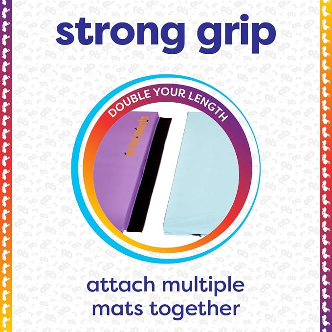 Antsy Pants Tumbling Mat for Kids – Gymnastics Mat, Easy to Clean, Sturdy, Foldable Tumbling Mats, Padded, Lightweight, Portable, Gymnastics Equipment for Active Play
