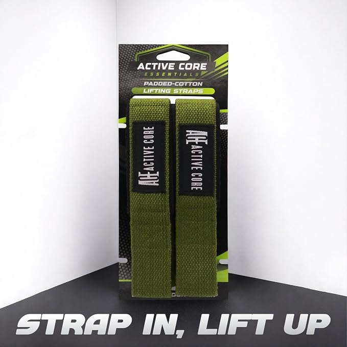 Lifting Wrist Straps for Weightlifting, Weight Lifting Straps Gym Strength Training, Neoprene Padded Wrist Support, Deadlift Straps for Men & Women, 22.5 Inch Cotton