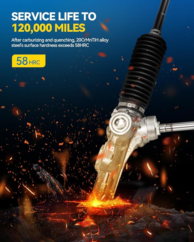 PHILTOP Electronic Power Steering Rack and Pinion Compatible with Hyundai Elantra 2013 All Models/2011-2012 1.8L, Veloster 2012, Rack and Pinion Replace 1G-2410