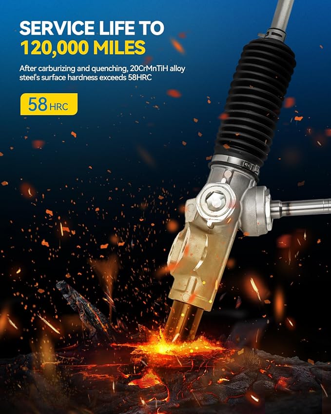 PHILTOP Power Steering Rack and Pinion Assembly for 2012-2017 Accent/Rio | Replace No.1G2405, 565001W100, 565001R101, 565001R001