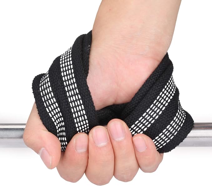 Figure 8 Lifting Straps for Deadlift,Weightlifting,Strongman,& Cross Training Strong Weightlifting Wrist Wraps