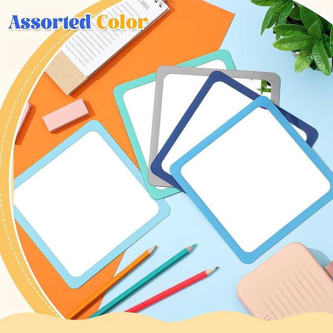 10 Pcs Small Mirrors for Craft 6 x 6 Mirror for Kid,Blue-Gray Colors | Shatterproof Mirrors in Bulk for Kids for Baby School Classroom Craft Chick Bird Brooders Grow out Pens