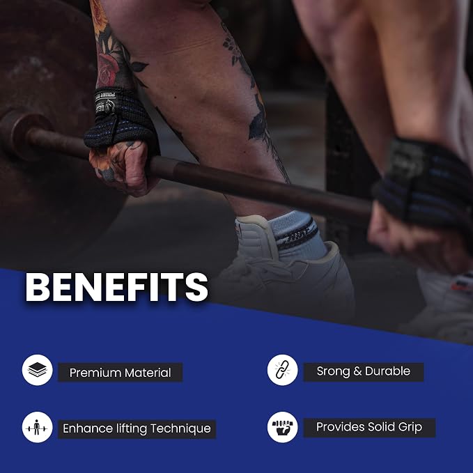 Figure 8 Lifting Strap- Strongman 10-14" Deadlift Straps- True Grip Support & Heavy Duty Wrist Straps for Weightlifting Women Men- Hand Straps for Weight Lifting Figure 8 Straps for Gym Workout