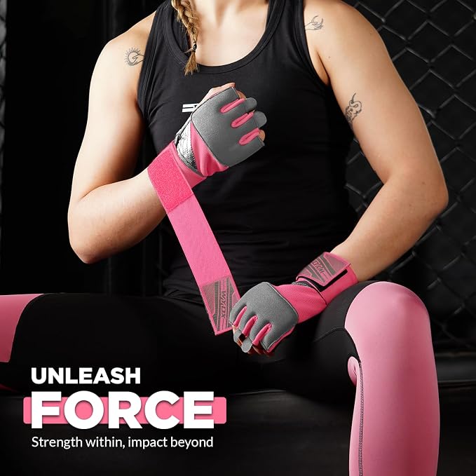 WYOX Neoprene Gel Boxing Hand Wraps Inner Gloves for Men & Women β 80cm/31in Quick Wrist Strap, Padded Knuckle Protection, Fingerless MMA Muay Thai Kickboxing Wraps for Training & Martial Arts