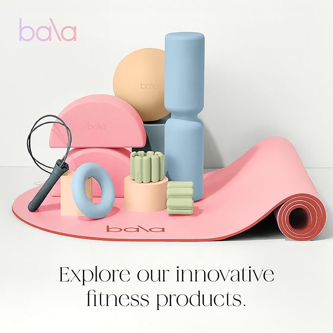 Bala Bangles Wrist & Ankle Weights for Women & Men, Home Gym Equipment | Adjustable Weighted Bands for Arm & Legs Workouts - Pilates, Yoga, Walking, Barre, & Strength Training Exercise