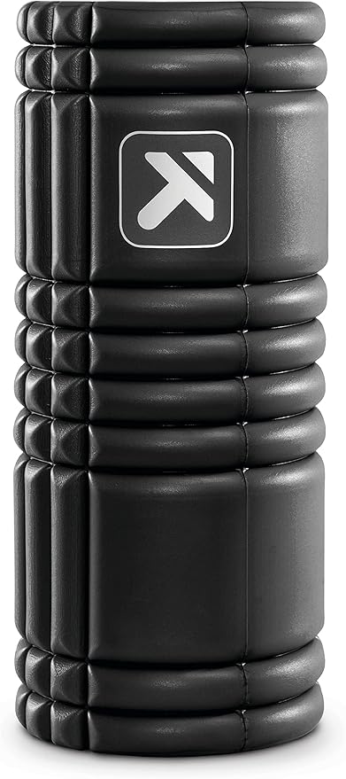 TRIGGERPOINT Performance Therapy Grid Foam Roller for Exercise, Deep Tissue Massage and Muscle Recovery, Original (13-Inch), Midnight