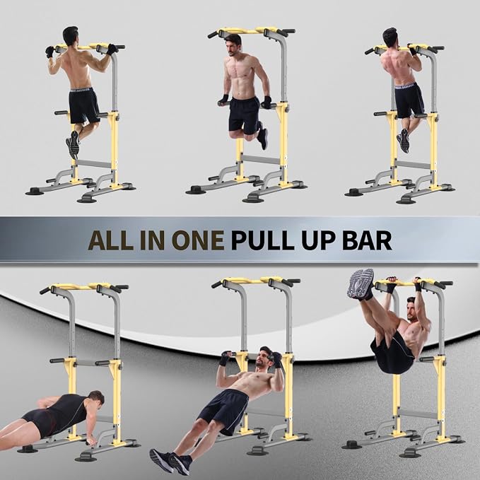 Z ZHICHI Pull-Up Dip Station Pull-Up Chin-Up Weight Capacity 350LBS