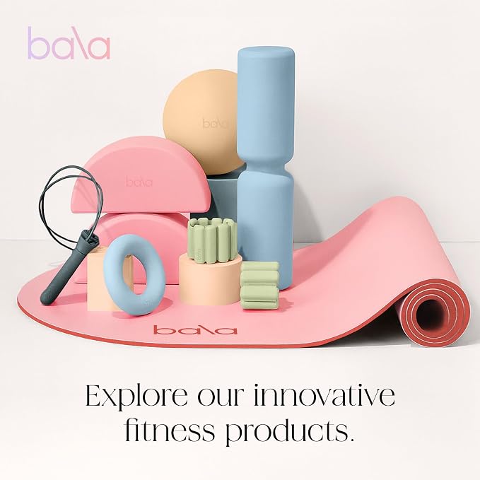 Bala Bangles Wrist & Ankle Weights for Women & Men, Home Gym Equipment | Adjustable Weighted Bands for Arm & Legs Workouts - Pilates, Yoga, Walking, Barre, & Strength Training Exercise