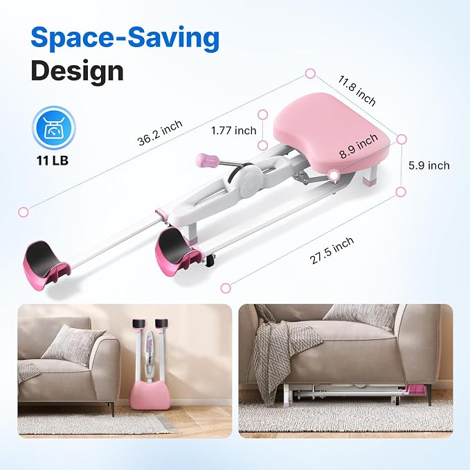 MERACH Split Machine, Leg Stretcher for Flexibility, 180° Stretching Equipment with 6-Level Length Adjustment & Comfortable Pad, Home Stretch Machine for Dance, Gymnastics, 300lbs Capacity