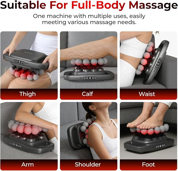 20 Head Massage Gun, Deep Tissue Percussion Massager for Athlete with 3 Modes & 3 Speeds, Portable & Quiet Handheld Electric Muscle Massager for Back, Neck and Shoulder