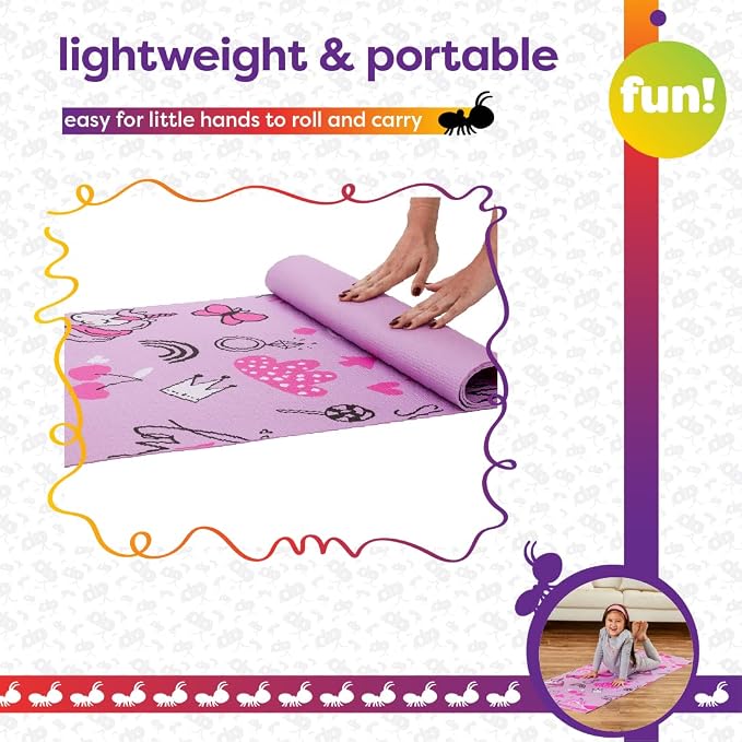 Antsy Pants Yoga Mat for Stretching and Yoga