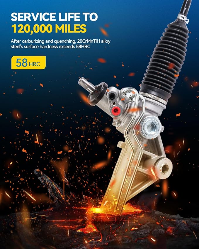 PHILTOP Power Steering Rack and Pinion Compatible with Ford 2009-2010 F-150(WheelBase:145.0/157.0/163.0), Lobo 2009-2010 (Wheelbase 144.5), Hydraulic Rack and Pinion Replace 22-2038