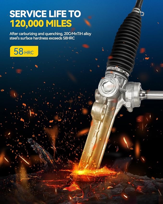 PHILTOP Electronic Power Steering Rack and Pinion Compatible with Hyundai Santa Fe 2013-2018 3.3L, Santa Fe XL 2013-2018 3.3L, Rack and Pinion Replace 1G-2413