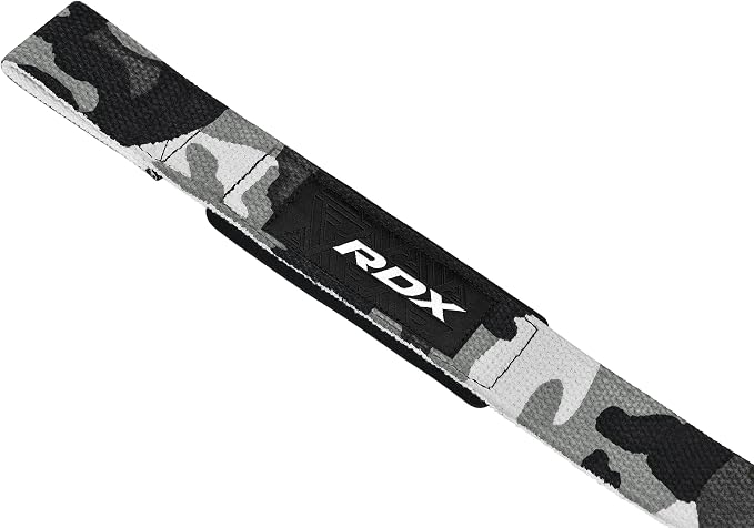 RDX Lifting Straps for Weightlifting –100% Cotton Heavy Duty Gym Wrist Strap with 5MM Neoprene Padding, 60CM Anti-Slip Hand Grip Wraps for Deadlifts Powerlifting Workouts Strength Training, Men Women