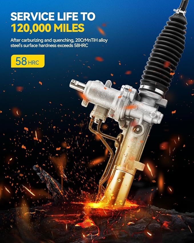 PHILTOP Power Steering Rack and Pinion for Taurus, Flex, Five Hundred | 2007-2007 Five Hundred, 2008-2009 Taurus X, Sable, 2008-2012 Taurus, 2009-2012 Flex, 2009 MKS, 2010-2012 MKT, 2007 Montego