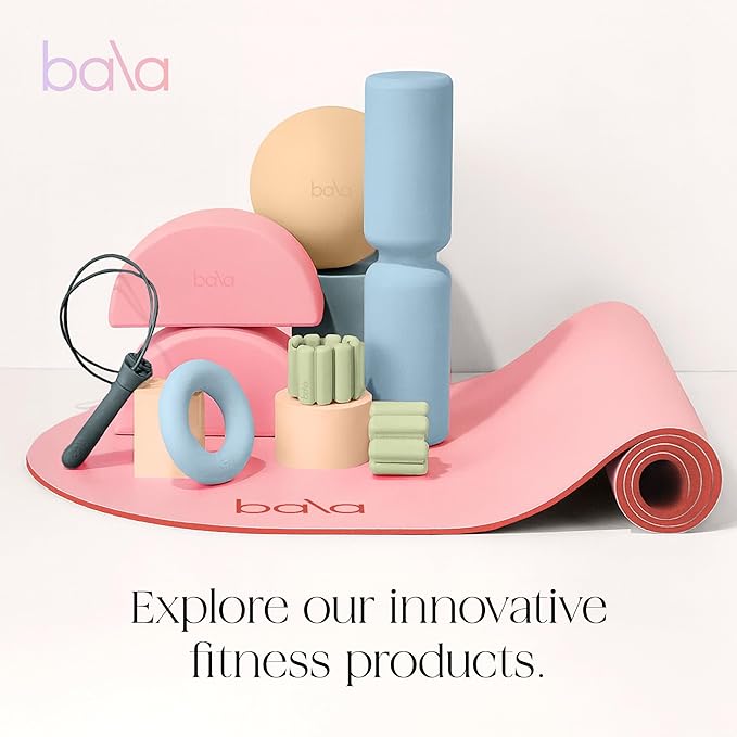 Bala Bangles Wrist & Ankle Weights for Women & Men, Home Gym Equipment | Adjustable Weighted Bands for Arm & Legs Workouts - Pilates, Yoga, Walking, Barre, & Strength Training Exercise