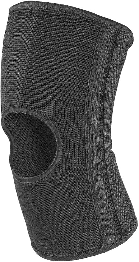 MUELLER Sports Medicine Elastic Knee Stabilizer, Knee Pain Relief Support for Men and Women, Ideal for Arthritis, Sprains, Swelling, Black