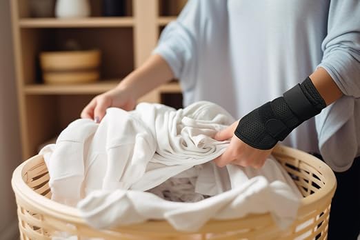 Bracoo Wrist Brace for Carpal Tunnel with Wrist Splint | Adjustable Wrist Support Wrap for Right Left Hand, Hand Brace for Day & Night, for Arthritis, Tendonitis, Sprain, WB31