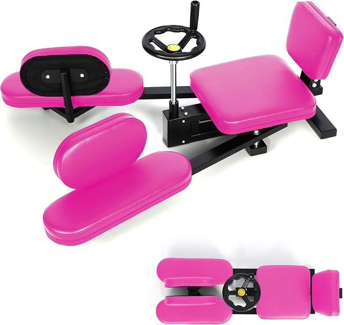 EVERYAMTE Leg Stretcher, Heavy Duty Steel Split Machine for Flexibility Training, 300LBS Leg Stretch Machine, Durable and Easy to Install Home Stretching Equipment, Improve Flexibilit