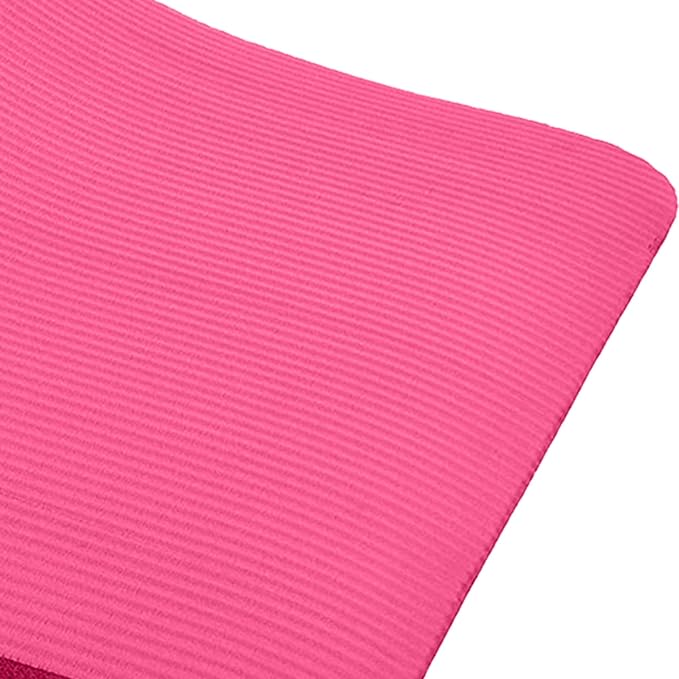 BalanceFrom Yoga Mat, 1-Inch Extra Thick High Density Exercise Mat, Anti-Tear Exercise Yoga Mat with Carrying Strap, Suitable for Various Yoga Exercises, Multiple Colors