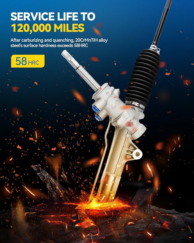 PHILTOP Steering Rack and Pinion for Rendezvous, Venture, Montana, Aztek | 97-05 Venture FWD, Montana, Silhouette, Aztek, 02-07 Rendezvous Replace No.21011026, 22164, 26053458, 26065032